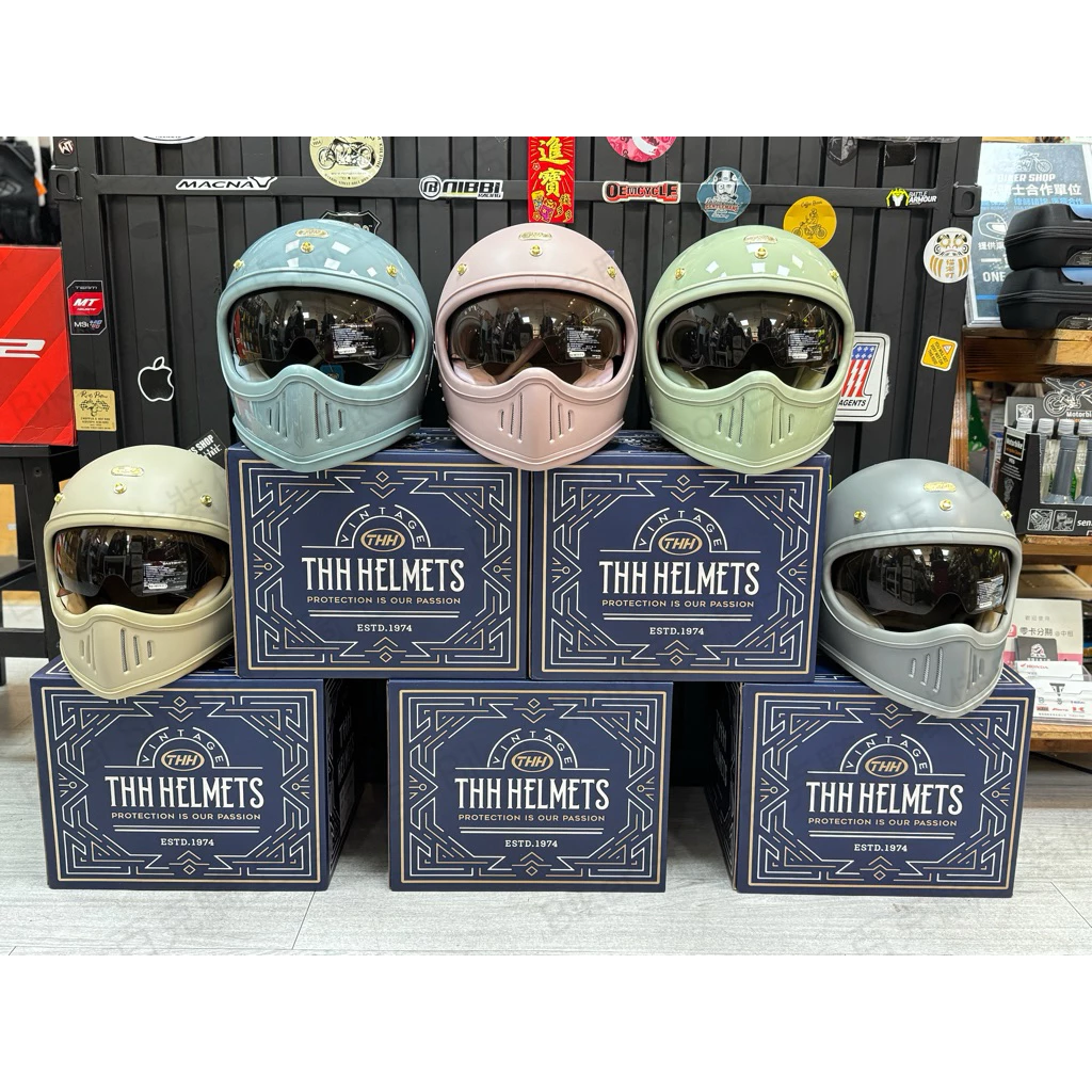 【Biker Shop】FLYING HORSE TT03S山車帽 馬卡龍色 復古安全帽 內墨片 女騎士全罩帽