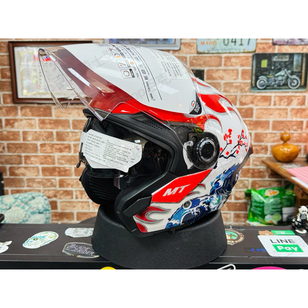 【Biker Shop】新版 西班牙MT HELMET COSMO SV星際3/4罩安全帽 騎士帽 通勤帽 櫻樹花道