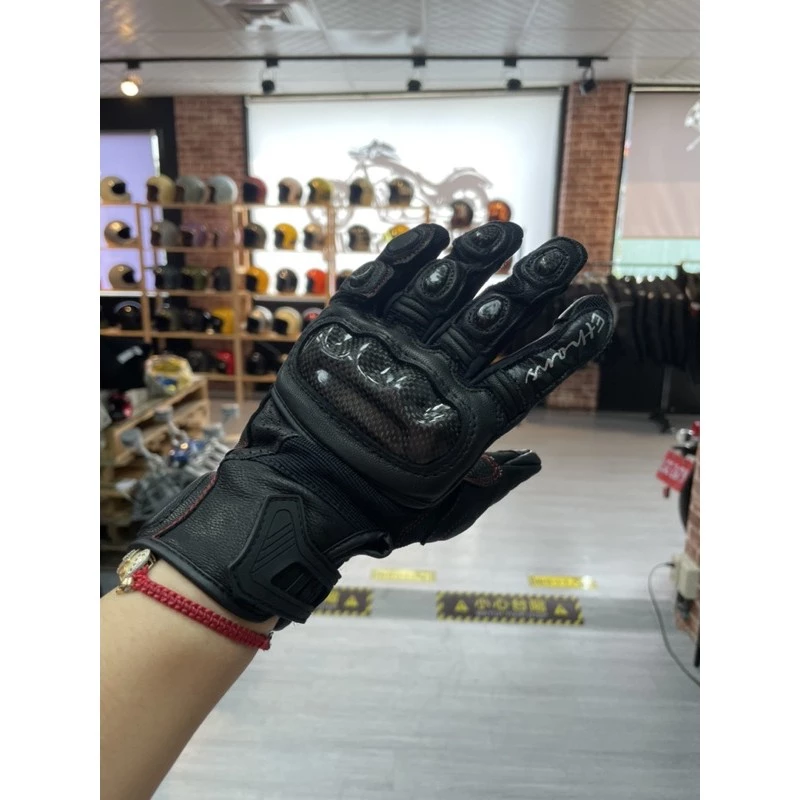 Ehtans尹森手套 騎士手套 碳纖維護具 山羊皮 夏季手套 透氣 通勤手套 機車手套