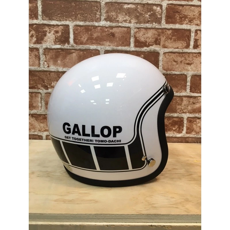 GALLOP 3/4 復古帽 馬赫 半罩帽 雙D扣 偉士 美式 手工車 台灣現貨