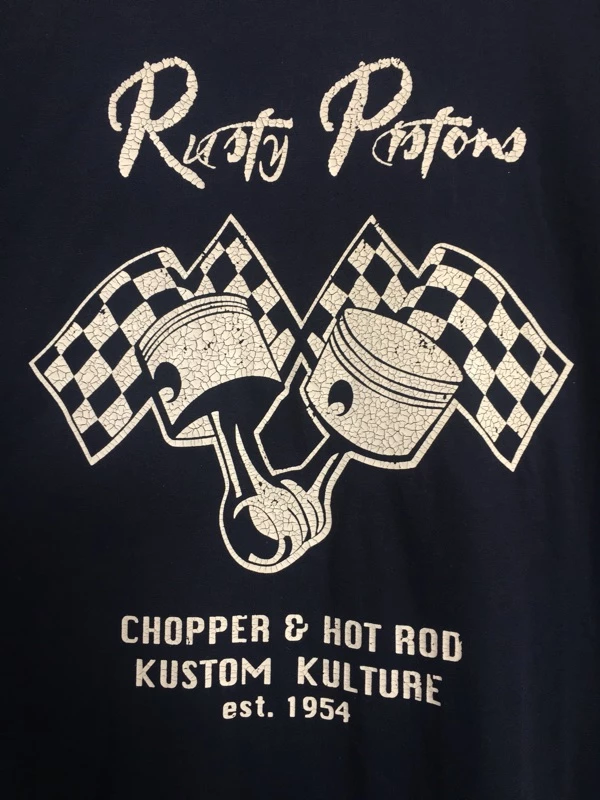 捷克RUSTY PISTONS 純棉短T -DEXTER 活塞造型