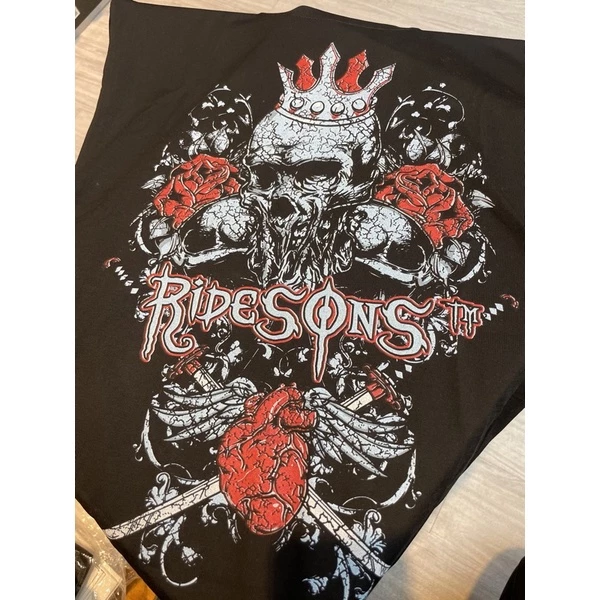 Ridesons暗黑系列涼感短T✨骷髏國王短袖 T-shirt