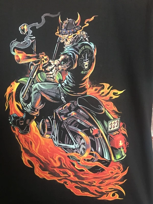 Ridesons暗黑系列涼感短T 骷髏酋長 夏季短袖 T-shirt