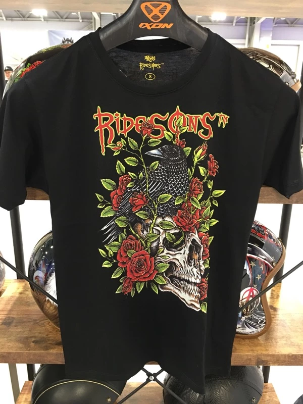 Ridesons暗黑系列涼感短T✨骷髏鳥 短袖 T-shirt