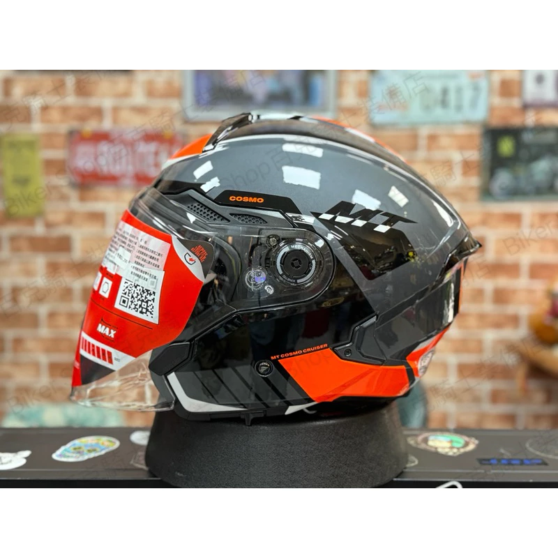 西班牙MT HELMET COSMO SV星際3/4罩安全帽 騎士帽 通勤帽 內墨片