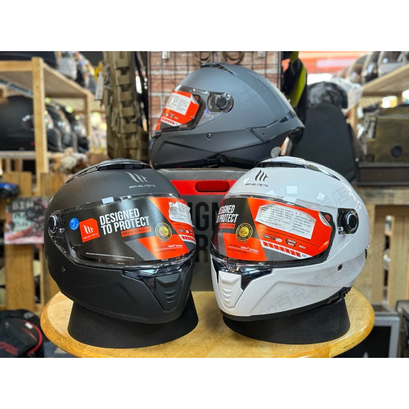 西班牙MT HELMETS 雷神4 全罩式安全帽 內墨片 騎士安全帽 通勤帽 進口安全帽 押尾