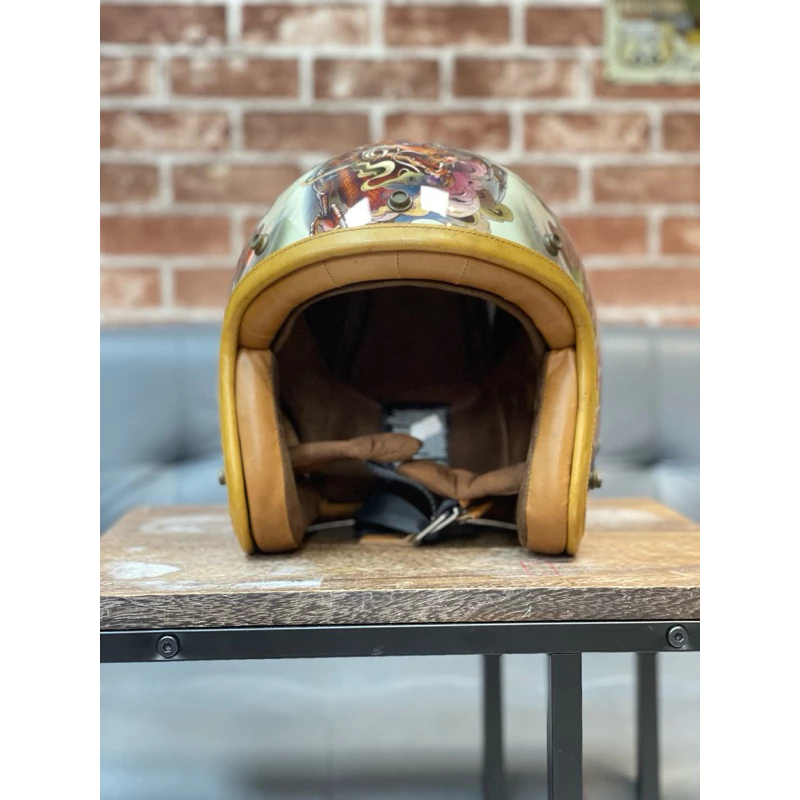庫存出清 ⛑️IRONKING HELMET手繪安全帽 ✨石獅✨