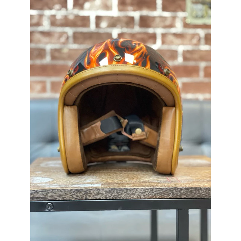庫存出清⛑️IRONKING HELMET手繪安全帽✨火骷髏✨