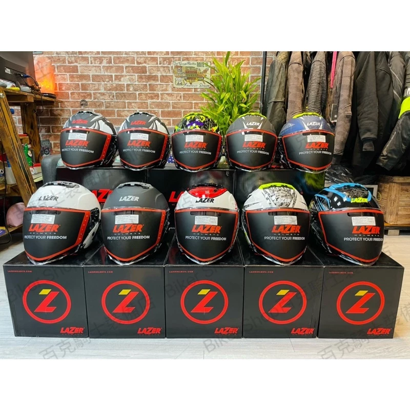 比利时Lazer Jet Type 3/4罩安全帽 通勤帽 內墨片 押尾 騎士安全帽 消藍oni