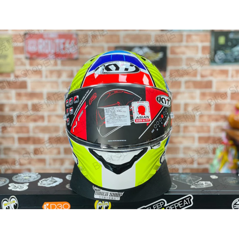 KYT 安全帽 NFR NF-R 選手彩繪#12 全罩安全帽 內墨片 街車 跑車