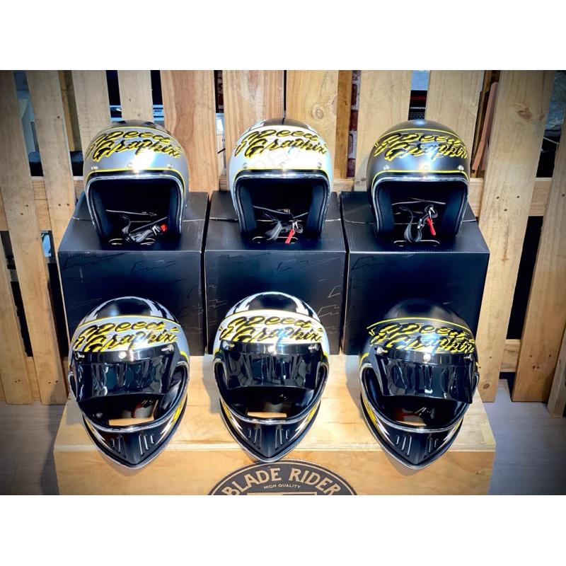 3-J.F.T.張大飛 閃電骷髏13號 清水知巳 SHAKIN’聯名款 山車帽 3/4罩復古帽