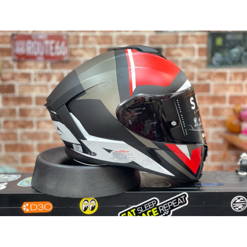 義大利AIROH SPARK 全罩安全帽 內墨鏡 公司貨 亞洲頭型 街車 跑車 通勤族