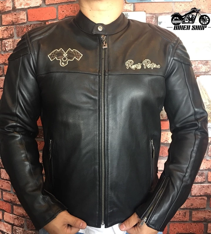 捷克街頭機車文化品牌RUSTY PISTONS?? LOGAN LEATHER JACKET