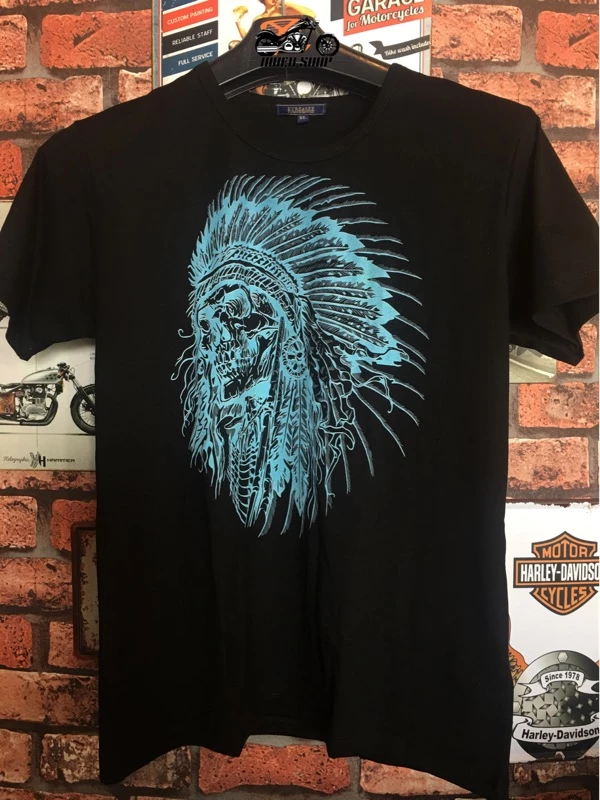 Ridesons暗黑系列涼感短T✨骷髏酋長?短袖 T-shirt
