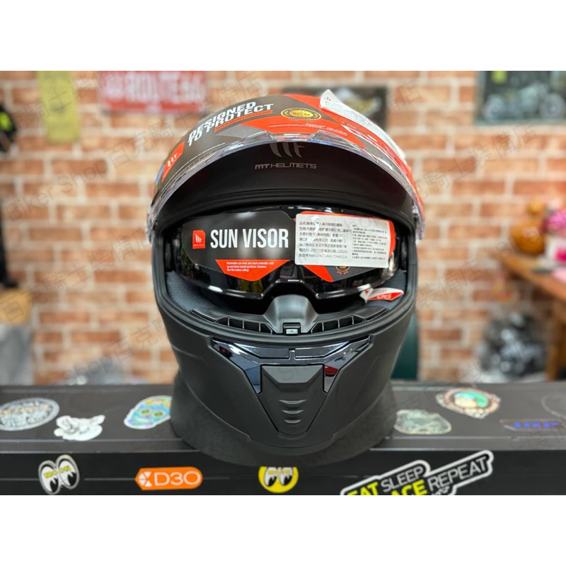 西班牙MT HELMETS 雷神4 全罩式安全帽 內墨片 騎士安全帽 通勤帽 進口安全帽 押尾