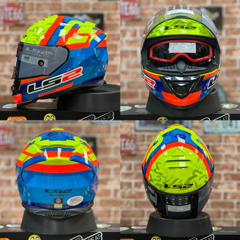 LS2 FF800選手彩繪全罩帽 David Salvador #14 熾火 騎士帽 通勤帽