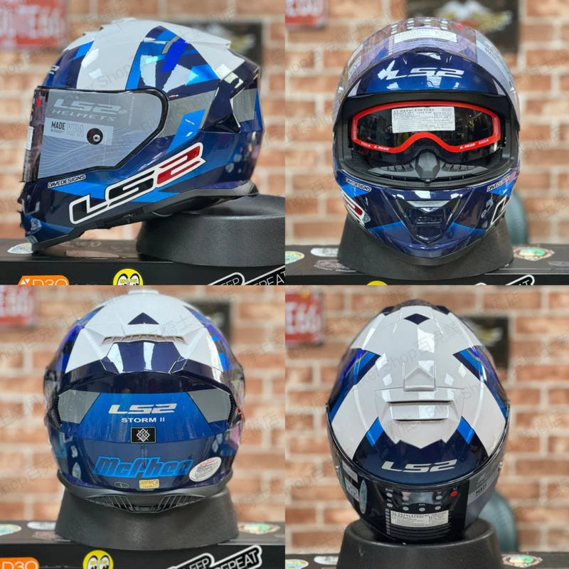 LS2 FF800 選手彩繪全罩帽 JOHN MCPHEE #13 樓蘭 騎士帽 通勤帽