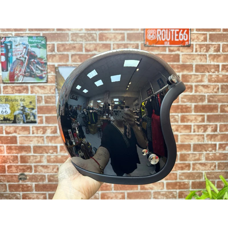 台灣GALLOP復古3/4安全帽 復古帽 半罩帽 雙D扣 偉士牌 美式 手工車 小帽體 素色