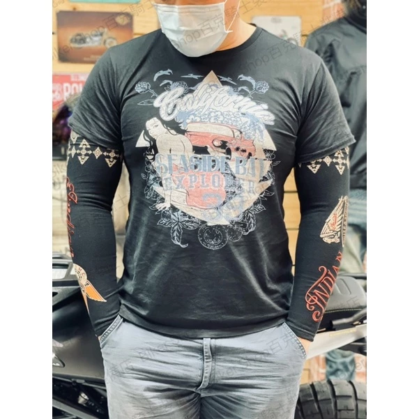四季型純棉防曬刺繡袖套 印第安 酋長 現貨