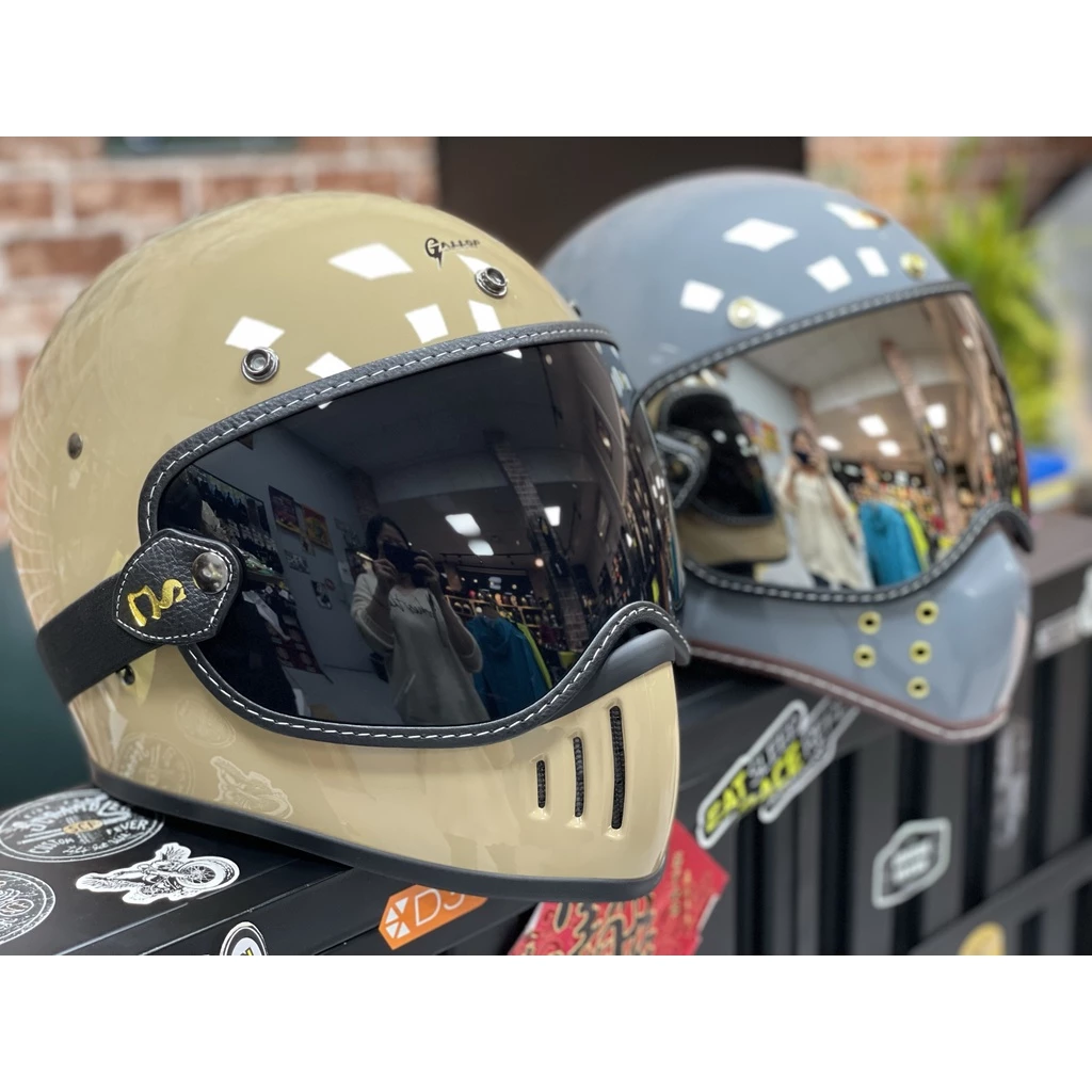 Speed Shop 山車帽平面式風鏡 深墨 電鍍紅 電鍍銀 防風鏡 外掛式鏡片