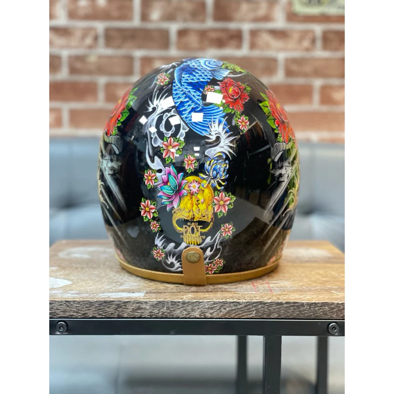庫存出清⛑️IRONKING HELMET手繪安全帽 ✨骷髏 玫瑰✨