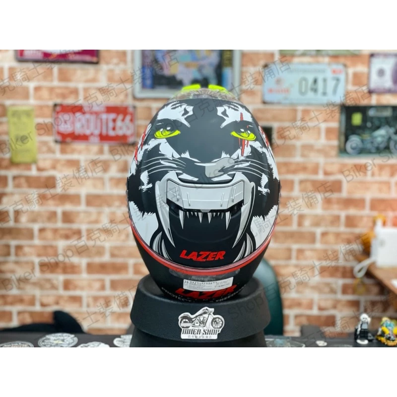 比利时Lazer Jet Type 3/4罩安全帽 通勤帽 內墨片 押尾 騎士安全帽 老虎