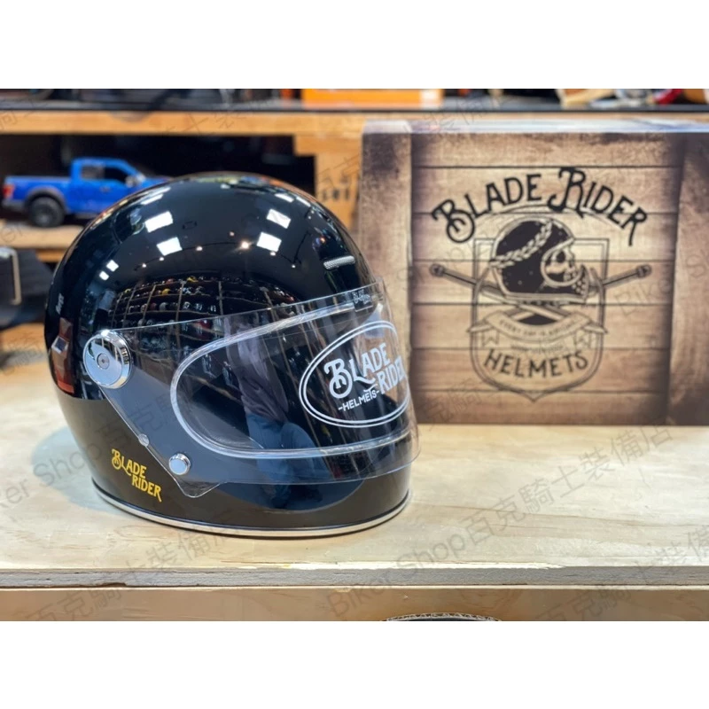 台灣Blade Rider二代樂高復古帽 全罩帽 通勤帽 美式 手工車 偉士牌