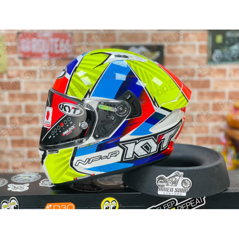 KYT 安全帽 NFR NF-R 選手彩繪#12 全罩安全帽 內墨片 街車 跑車
