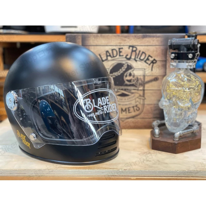 台灣Blade Rider火箭人二代 樂高復古帽 騎士安全帽 全罩帽