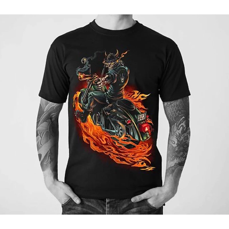 Ridesons暗黑系列涼感短T 骷髏酋長 夏季短袖 T-shirt