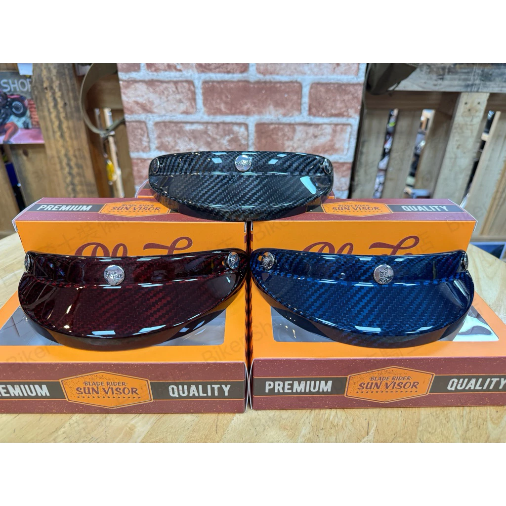 【Biker Shop】Blade Rider碳纖維復古帽檐