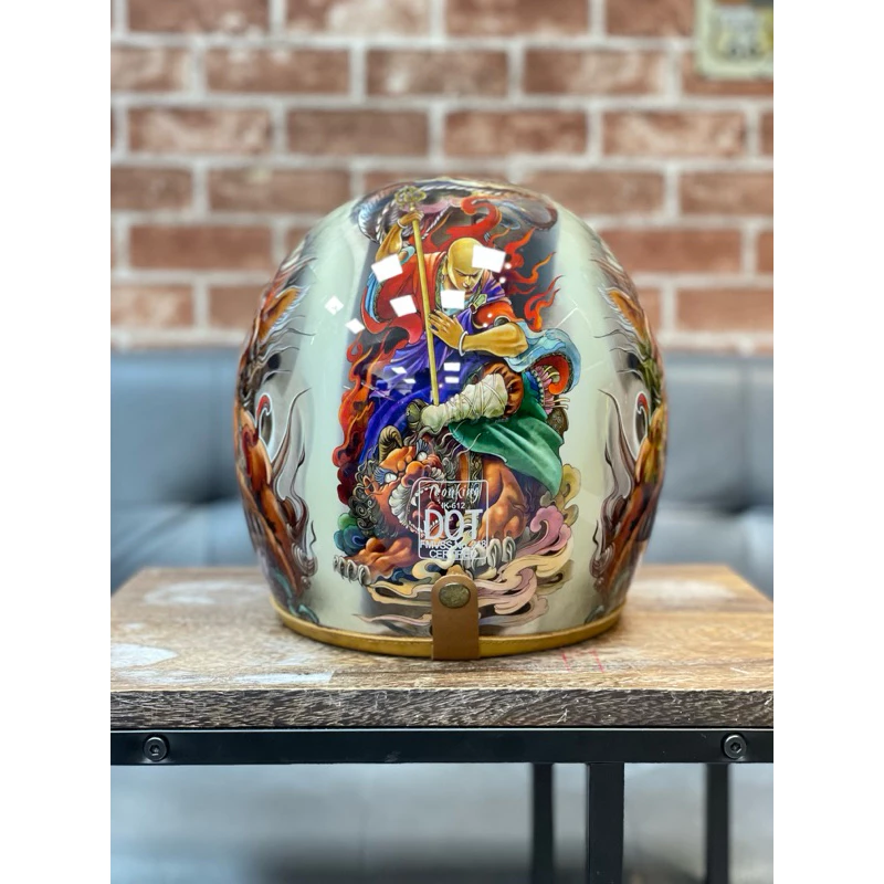 庫存出清 ⛑️IRONKING HELMET手繪安全帽 ✨石獅✨