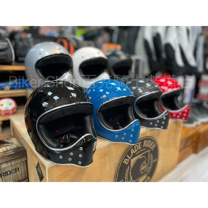 台灣BLADE RIDER 2.0 復古帽 山車帽 越野 全罩 小帽體 輕量 內襯可拆 騎士裝備