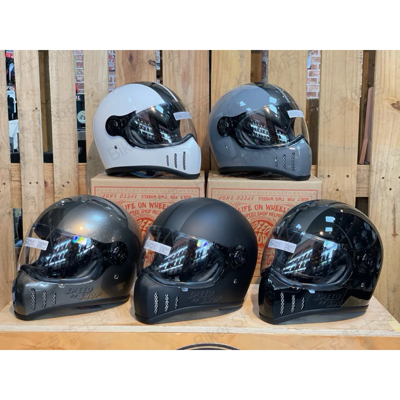 台灣Speed Shop 挑戰者鎖鏡山車帽 騎士安全帽 全罩安全帽 通勤帽 造型安全帽 透氣通風