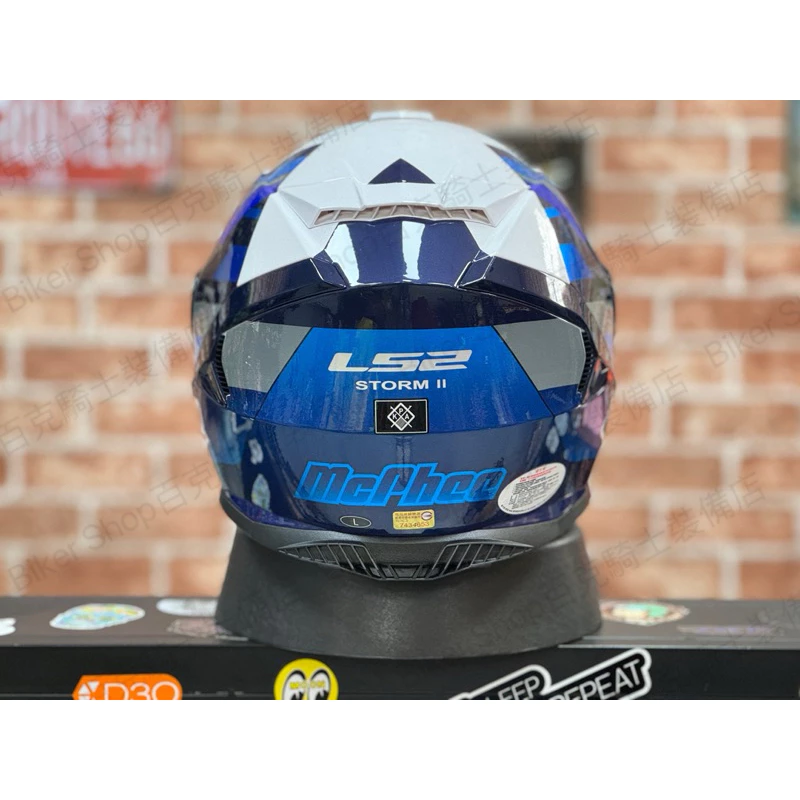 LS2 FF800 選手彩繪全罩帽 JOHN MCPHEE #13 樓蘭 騎士帽 通勤帽