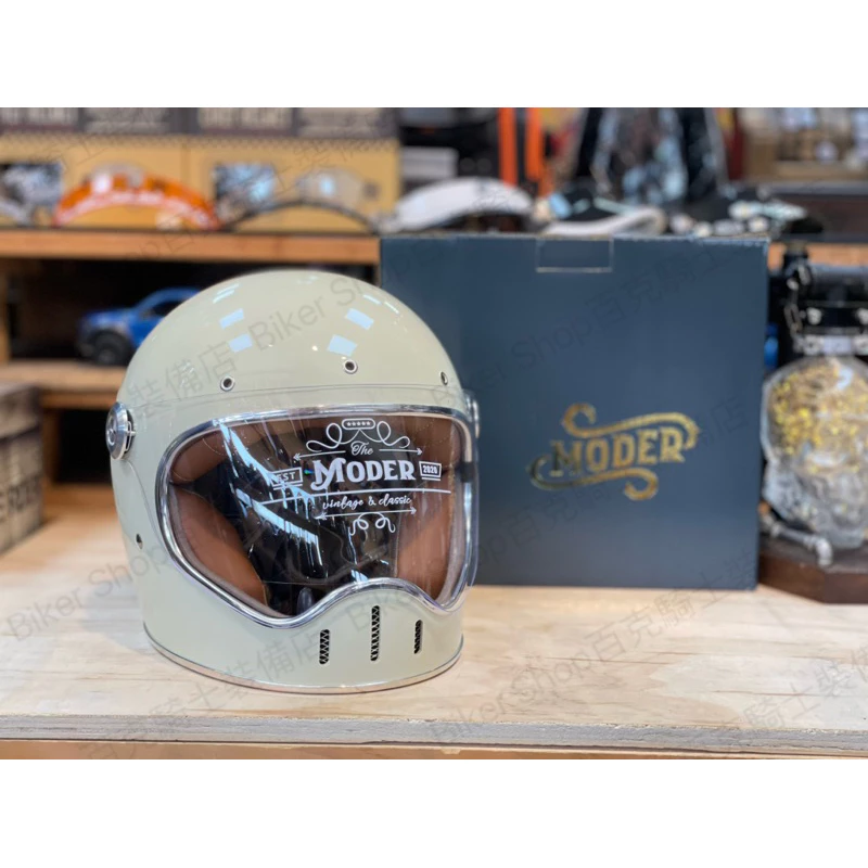 台灣Moder Louise路易士復古樂高帽 騎士安全帽 全罩帽 復古 美式 vespa