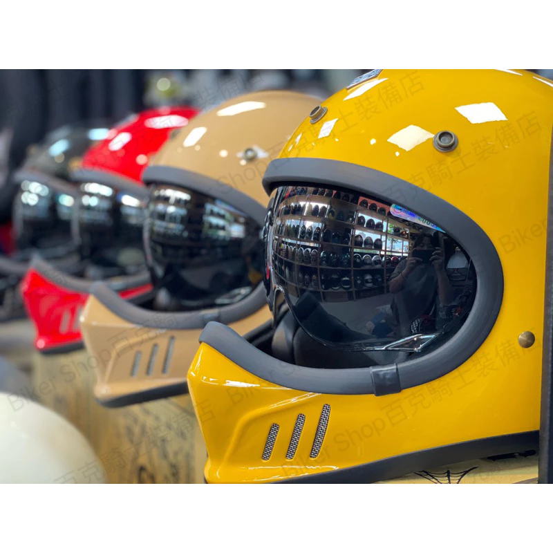 台灣Speed Shop MX-II山車帽 騎士安全帽 全罩安全帽 復古帽 通勤帽 內墨片