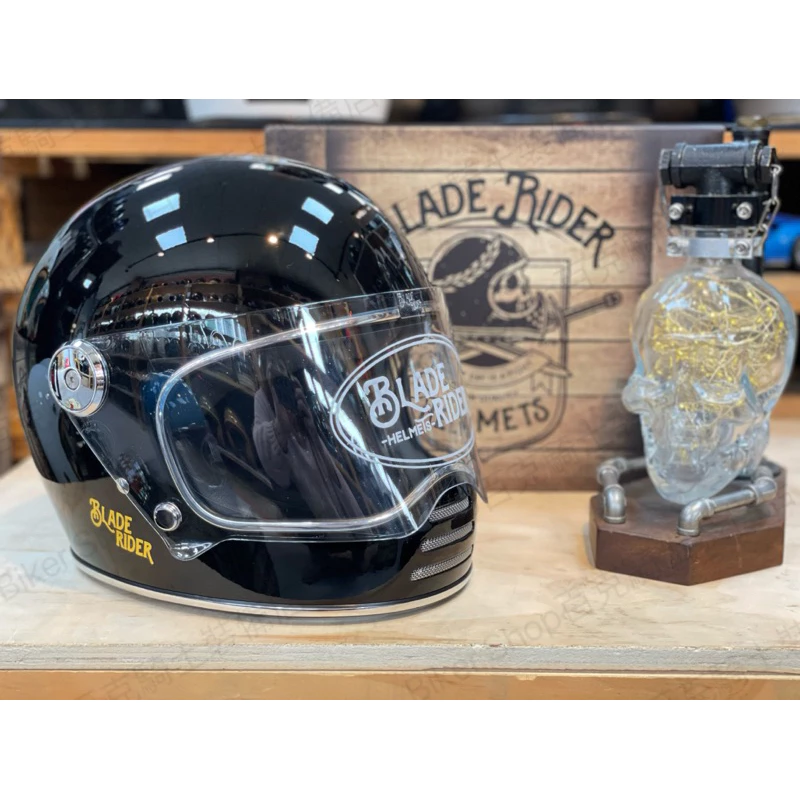 台灣Blade Rider火箭人二代 樂高復古帽 騎士安全帽 全罩帽