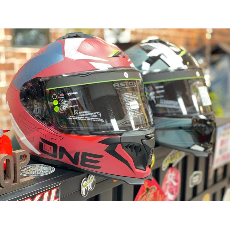 Astone全罩帽GT6 騎士安全帽 通勤帽 全罩帽 內墨片內鏡片 粉色 消光紅 藍黑 可戴眼鏡