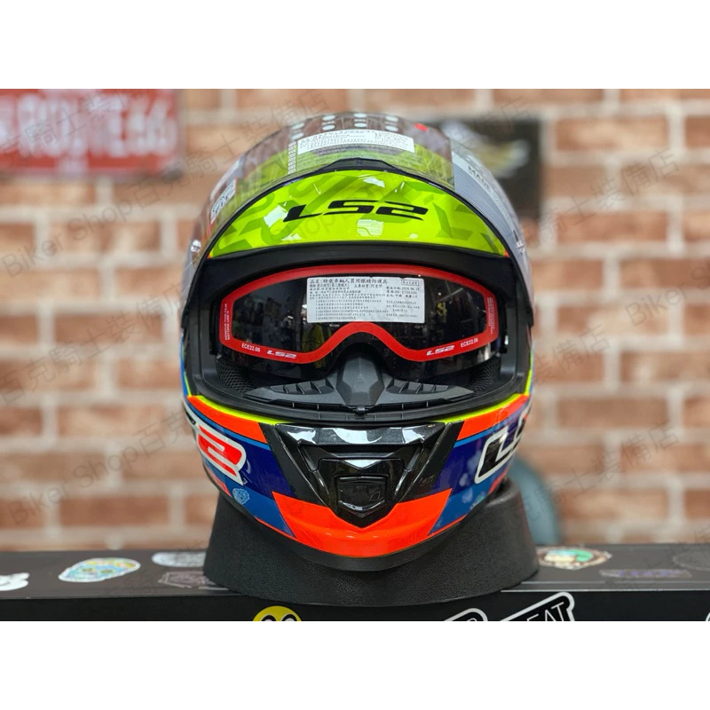 LS2 FF800選手彩繪全罩帽 David Salvador #14 熾火 騎士帽 通勤帽