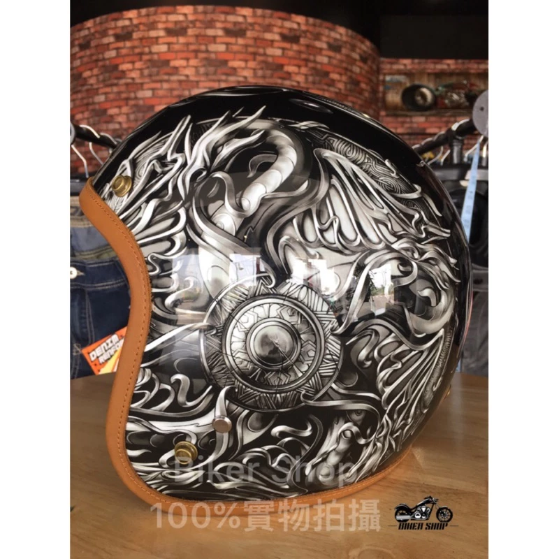 庫存出清 IRONKING HELMET手繪安全帽 ✨五龍✨