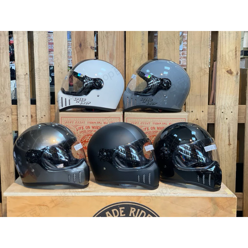 台灣Speed Shop 挑戰者鎖鏡山車帽 騎士安全帽 全罩安全帽 通勤帽 造型安全帽 透氣通風