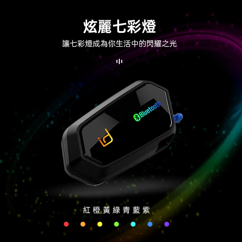 台灣Id221 Moto A2 Pro藍牙耳機 騎士耳機