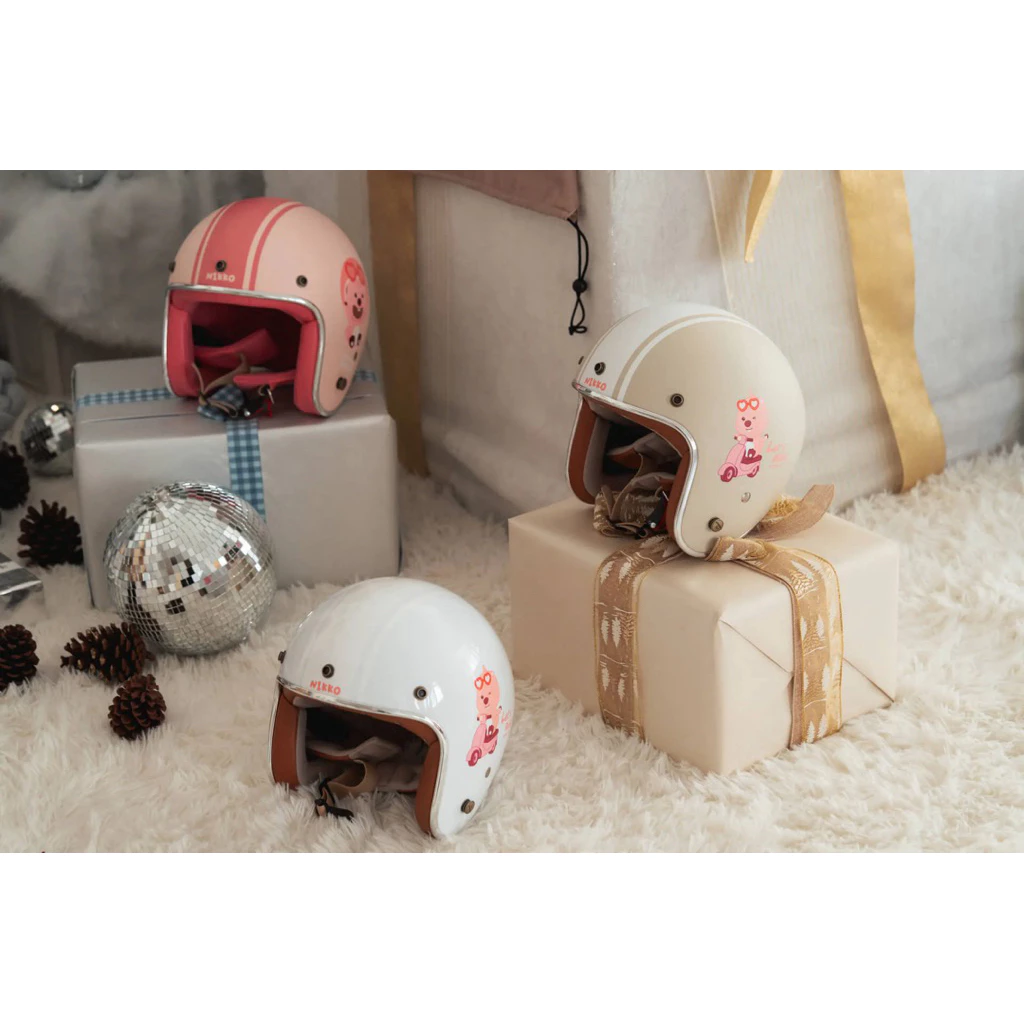 台灣Nikko✖️韓國ZANMANG LOOPY聯名復古帽 騎士安全帽 通勤帽