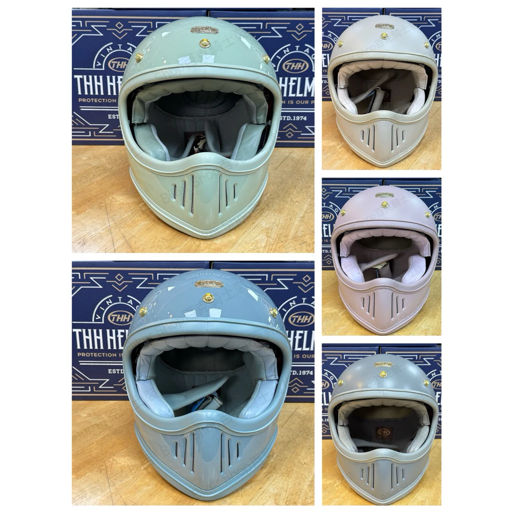 【Biker Shop】FLYING HORSE TT03S山車帽 馬卡龍色 復古安全帽 內墨片 女騎士全罩帽