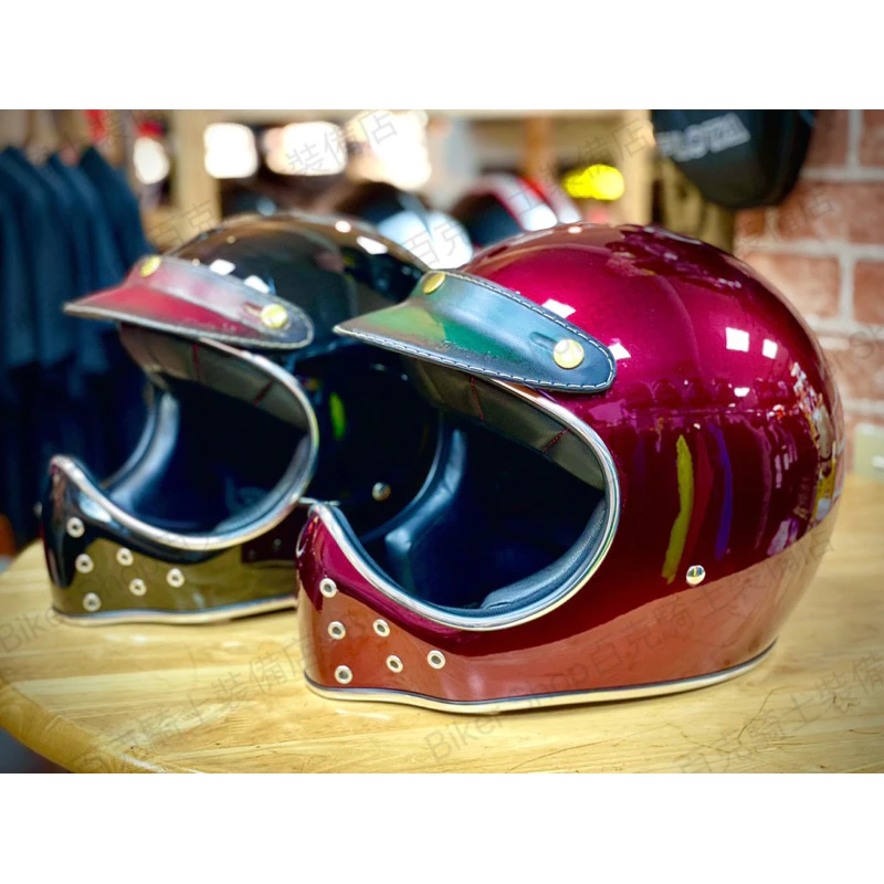 台灣Biker Shop✖️Hippie Art聯名復古皮革帽簷 義大利植鞣牛頭層皮 手工 漸層