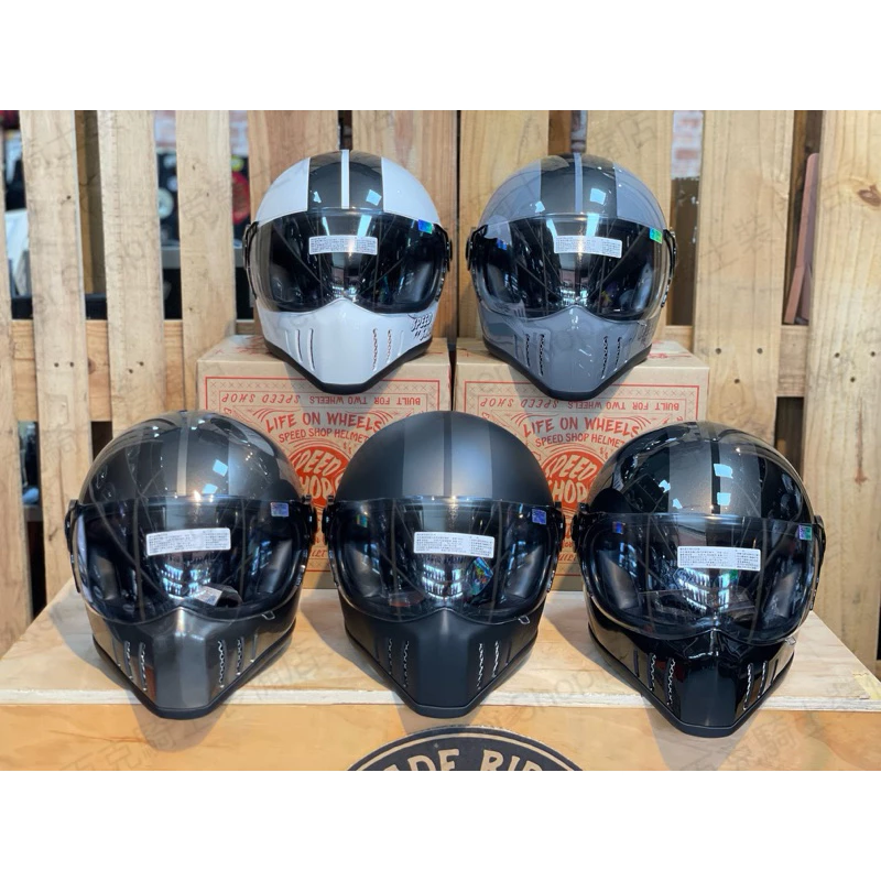 台灣Speed Shop 挑戰者鎖鏡山車帽 騎士安全帽 全罩安全帽 通勤帽 造型安全帽 透氣通風