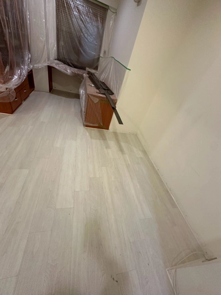 板橋｜德國Krono超耐磨地板｜莫內系列｜72小時防水｜銀山淺橡｜9坪