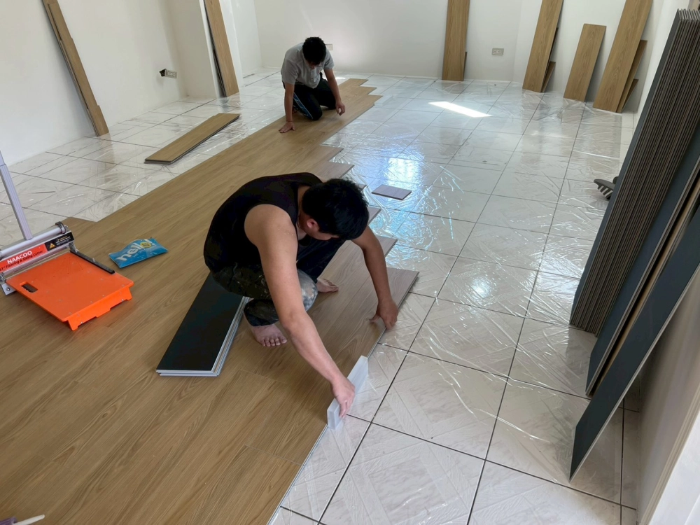 桃園｜Spc石塑地板｜晶鋼系列｜007-5｜13坪