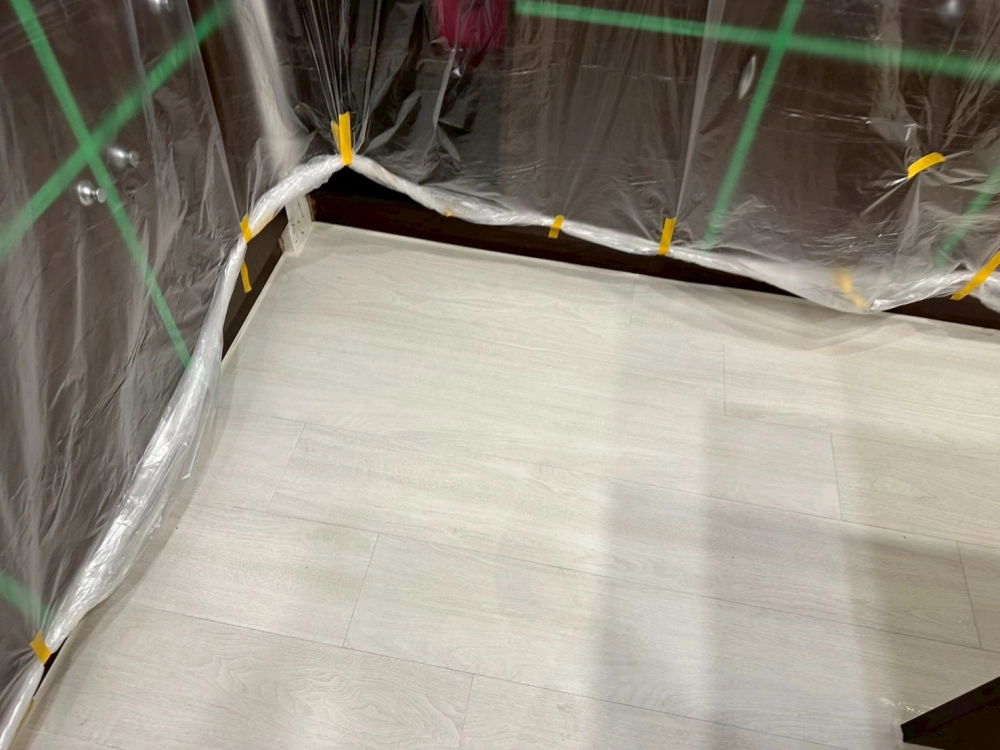 板橋｜德國Krono超耐磨地板｜莫內系列｜72小時防水｜銀山淺橡｜9坪